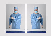 Statische blaue Isolierungs-Antikleider, sterile chirurgische Kleider strickten,/Baumwollstulpe fournisseur