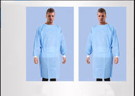 Weiches Gefühls-chirurgisches Wegwerfkleid, blauer Wegwerfoverall nicht giftig fournisseur