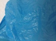 Cpe-Polyäthylen-Wegwerfüberschuh-Abdeckungen, blaue Plastiküberschuhe mit prägeartiger Oberfläche fournisseur