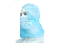 Latex-freie Wegwerfkappe und Maske, Wegwerfkopf-Abdeckungs-justierbare Nasen-Stange fournisseur