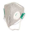 Respirator-Maske der Aktivkohle-FFP2 4 nicht anregende Schicht-graue Farbe fournisseur