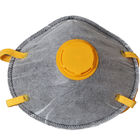 Maske der Aktivkohle-N95 der Schalen-FFP2, nichtgewebte Wegwerfatemschutzmaske mit Ventil fournisseur