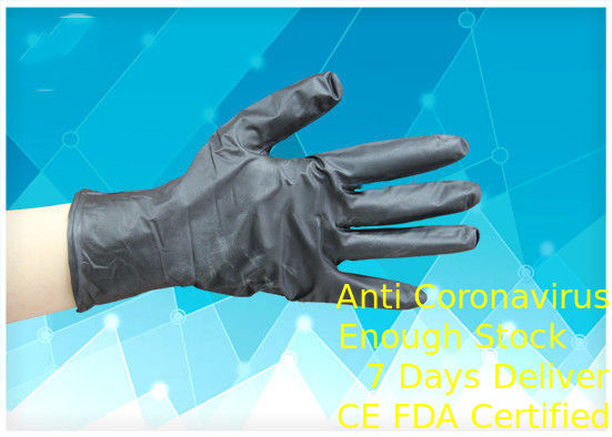 Antigleiter farbige medizinische Handschuhe, freie 230MM Länge Nitril-des medizinischen Handschuh-Pulver- fournisseur