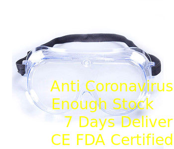 Antispritzen-medizinische schützende Sicherheits-Schutzbrillen-Polycarbonats-Linsen-weicher Frontrahmen fournisseur