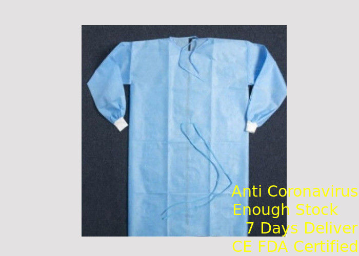 Abnutzungs-beständiges chirurgisches Wegwerfkleid Spunbonded mit ISO-Bescheinigung fournisseur