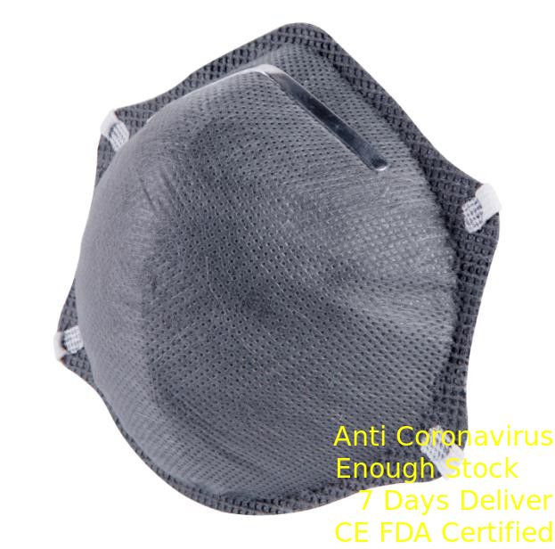 Wegwerf-Respirator des Kohlefilter-FFP2, 4 üben Wegwerfatemschutzmaske aus fournisseur