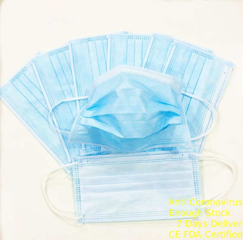 Blaue Wegwerfgesichtsmaske-persönliche Sicherheits-Luftverschmutzungs-Schutz-Maske fournisseur