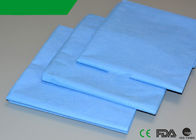 Pp. flaches Drap bedeckt Polypropylen-Bett-Abdeckung Wegwerf-40&quot;“ blaue Farbe X48 fournisseur