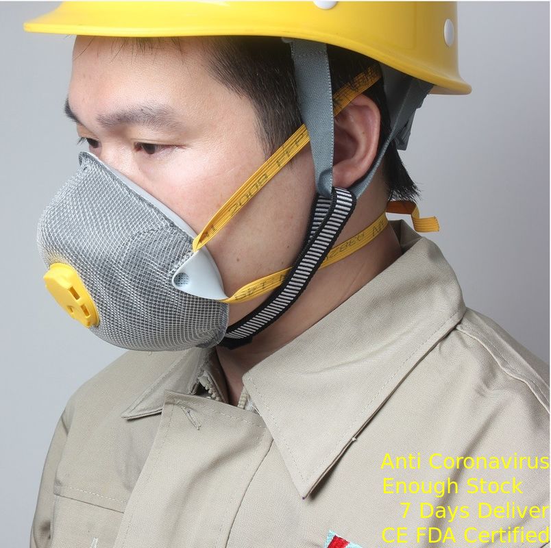 STAUBSCHUTZMASKE-Silikon-Masken-niedriger ausatmender Widerstand N95 FFP2 Antimit Ventil fournisseur